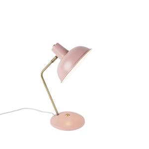 Lámpara de mesa acero rosa 26 x 38 (cm)
