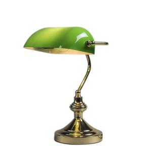 Lámpara de mesa acero verde 26.5 x 25 x 35    (cm)