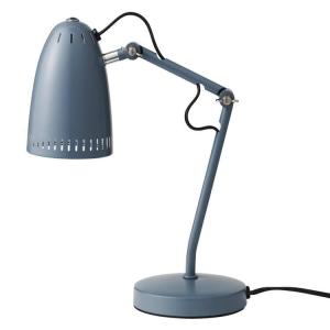 Lámpara de mesa ajustable en metal azul mate 40cm