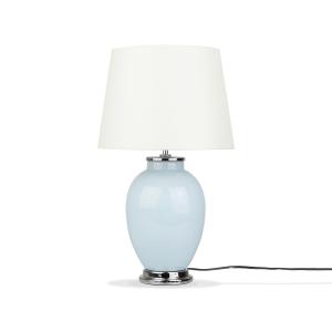 Lámpara de mesa azul claro