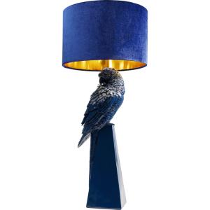Lámpara de mesa azul loro ø35x84 cm
