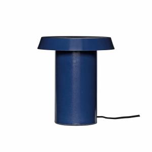 Lámpara de mesa azul oscuro