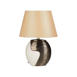 Lámpara de mesa beige porcelana