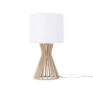 Lámpara de mesa blanca