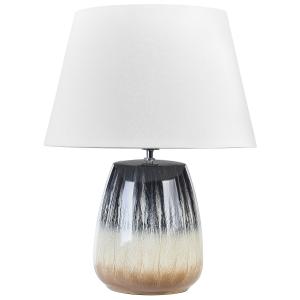 Lámpara de mesa cerámica multicolor