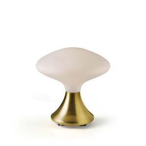 Lámpara de mesa color latón con casquillo E27
