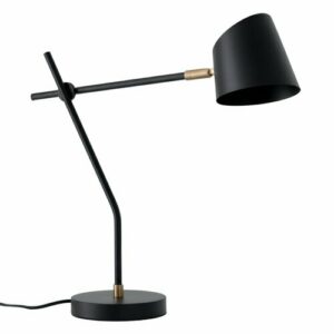 Lámpara de mesa color negro