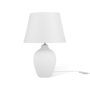 Lámpara de mesa de cerámica blanco crema 52 cm
