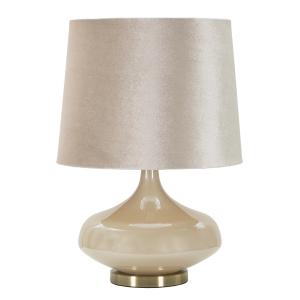 Lámpara de mesa de cristal cm ø 35x50,5