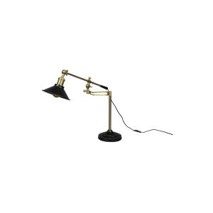 Lámpara de mesa de hierro negro