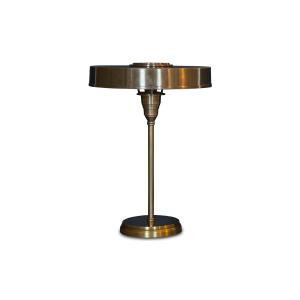 Lámpara de mesa de latón dorado