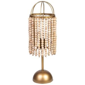 Lámpara de mesa de metal 19x19x33/61h cm