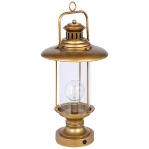 Lámpara de mesa de metal 25x25x46/51.5h cm