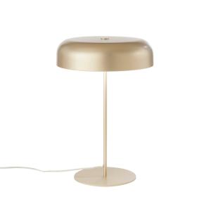 Lámpara de mesa de metal dorado 45x30 cm.