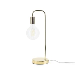 Lámpara de mesa de metal dorado 48 cm