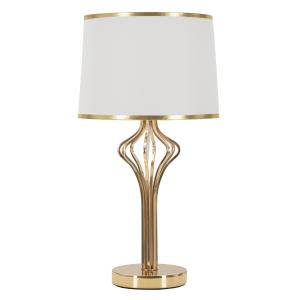 Lámpara de mesa de metal dorado cm ø 28x53