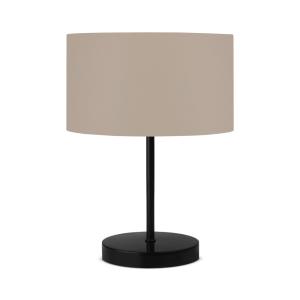 Lámpara de mesa de metal en visón 24x15x37 cm