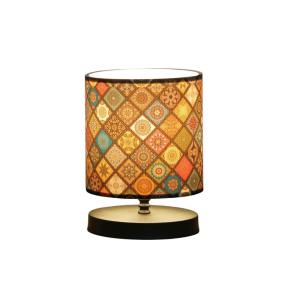 Lámpara de mesa de pvc en multicolor 15x15x22 cm