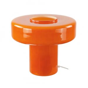 Lámpara de mesa de vidrio Naranja