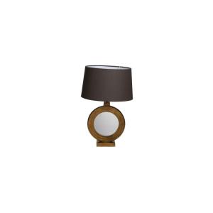 Lámpara de mesa en aluminio dorado