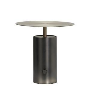 Lámpara de mesa en metal bronce