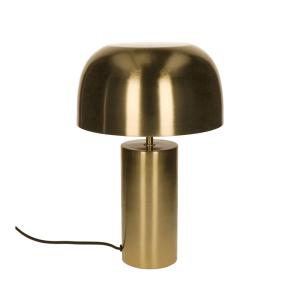 Lámpara de mesa en metal dorado