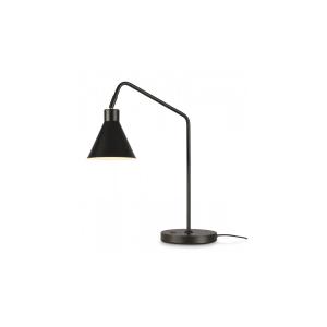 Lámpara de mesa en metal negro 54cm