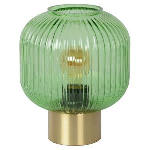 Lámpara de mesa en metal verde 24,5cm
