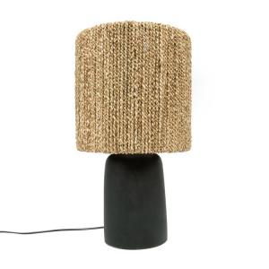 Lámpara de mesa fibras naturales 45cm