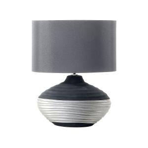 Lámpara de mesa gris oscuro porcelana