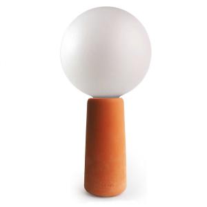 Lámpara de mesa hormigón terracotta con bombilla efecto por…