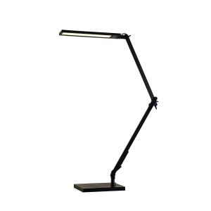 Lámpara de mesa led de plástico negro