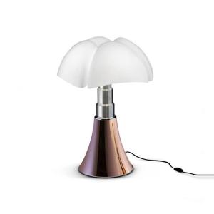 Lámpara de mesa led metal polipropileno cobre 35cm