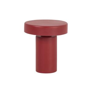 Lámpara de mesa LED táctil de metal rojo