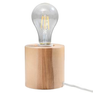 Lámpara de mesa madera natural madera  alt. 10 cm