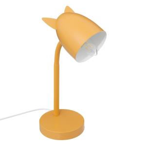 Lámpara de mesa metal amarillo 18x12,5x31cm
