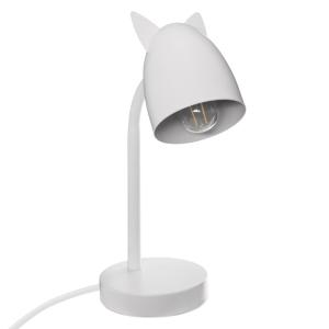 Lámpara de mesa metal blanco 31x18x12.5cm