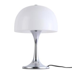 Lámpara de mesa moderna 3 luces g9, pantalla blanca, base c…