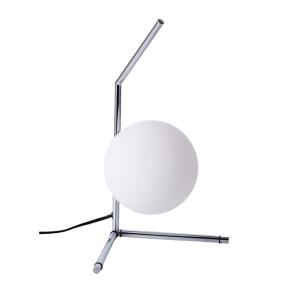 Lámpara de mesa moderna con bola de cristal d15 cm e27, cro…