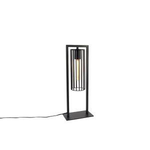 Lámpara de mesa moderna negra 20 x 12 x 50    (cm)