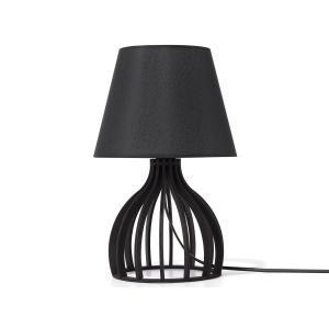 Lámpara de mesa negra 36 cm
