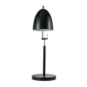 Lámpara de mesa negro juvenil con estructura articulable
