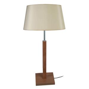 Lámpara de mesa tosel ,madera,nogal,a54xd30xp30cm