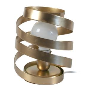 Lámpara de mesa  tosel ,metal,dorado ,a22xd18xp18cm
