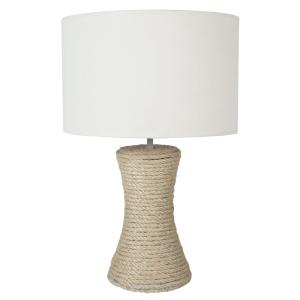 Lámpara de mesa tosel ,sisal,natural,a50xd30xp30cm