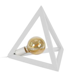 Lámpara de mesamadera Alt.30cm blanco Pantalla: bois blanco