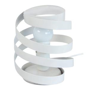 Lámpara de mesametal Alt.22cm blanco Pantalla: blanco o