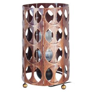 Lámpara de noche ,marróna 29xd16x p 16cm