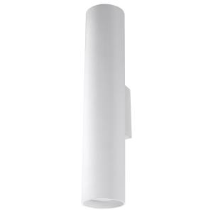 Lámpara de pared blanco acero  alt. 30 cm