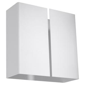 Lámpara de pared blanco acero  alt. 9 cm